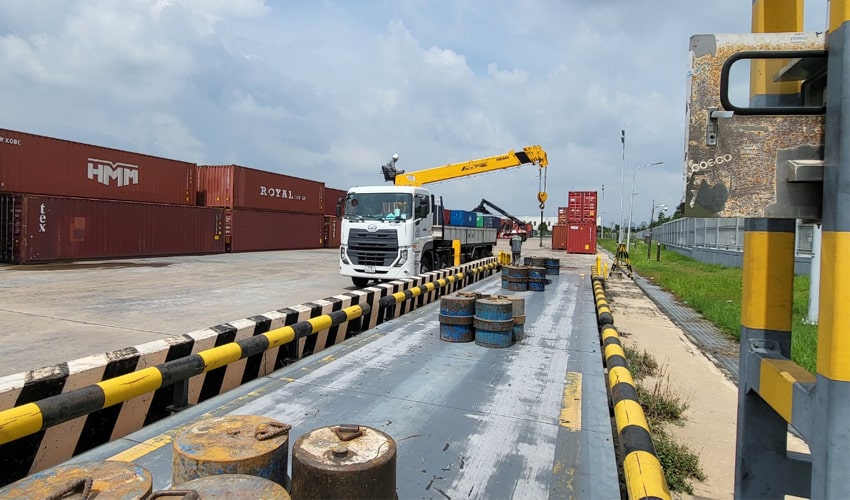 quy trình lắp đặt trạm cân