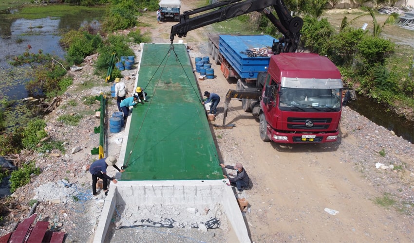 Lắp đặt trạm cân xe tải