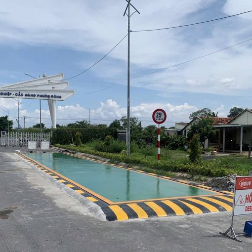 Cân ô tô nửa nổi nửa chìm