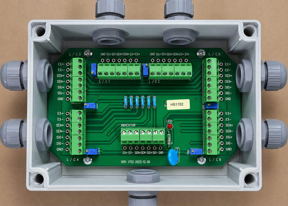 Hộp nối 6 loadcell CAS JB-6PA