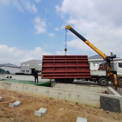 Khung bàn cân xe tải 120 tấn