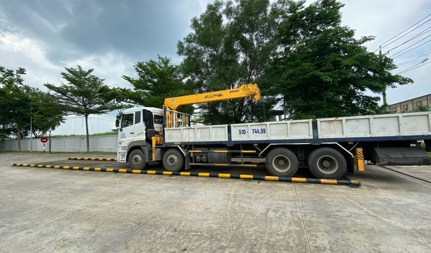 Kiểm định trạm cân ô tô 120 tấn