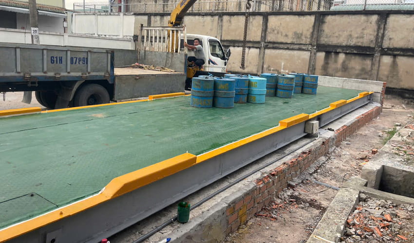 kiểm định cân ô tô 100 tấn