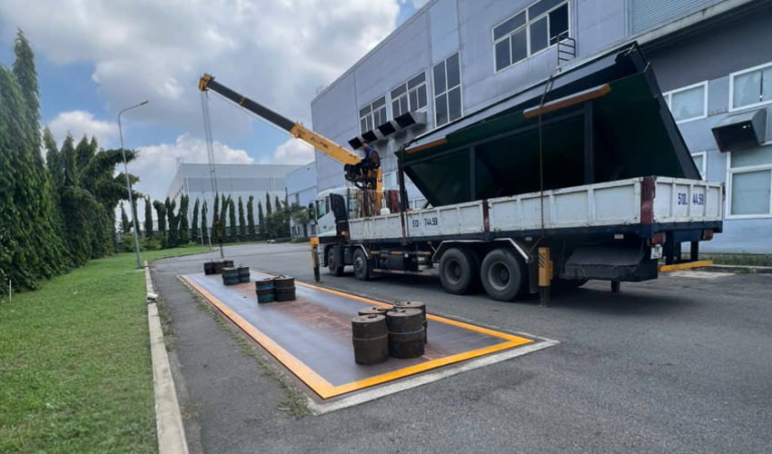 trạm cân xe tải tại Vĩnh Long